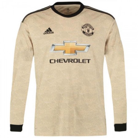 Fußballtrikots Manchester United Auswärts Trikotsatz 2019-2020 Langarm